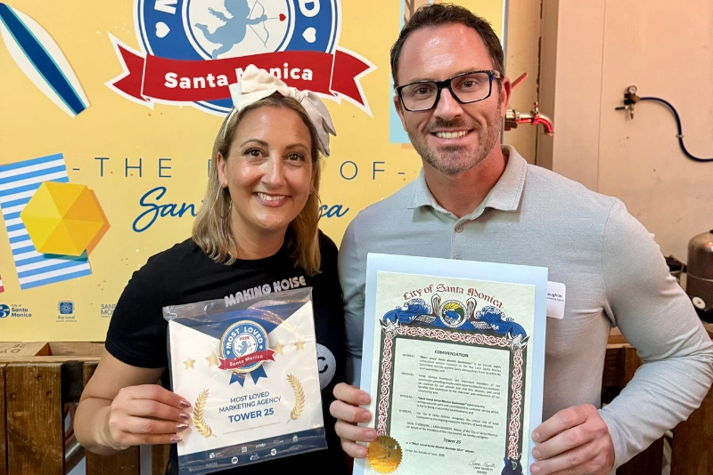 Tower 25 Most Loved Digital Marketing Agency: Honored by the Mayor, Backed by Voters